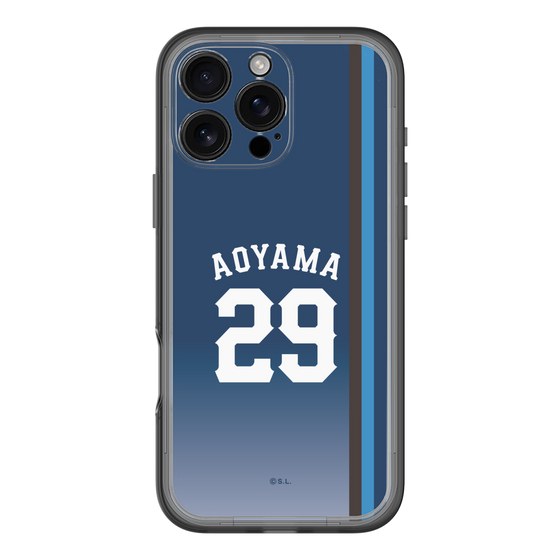 スリムプロテクションプレミアムケース［ 埼玉西武ライオンズ- #29 AOYAMA - ビジター ］