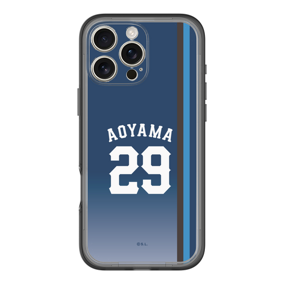 スリムプロテクションプレミアムケース［ 埼玉西武ライオンズ- #29 AOYAMA - ビジター ］