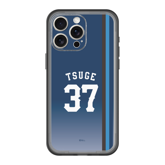 スリムプロテクションプレミアムケース［ 埼玉西武ライオンズ- #37 TSUGE - ビジター ］