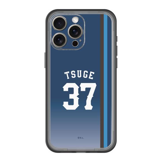 スリムプロテクションプレミアムケース［ 埼玉西武ライオンズ- #37 TSUGE - ビジター ］