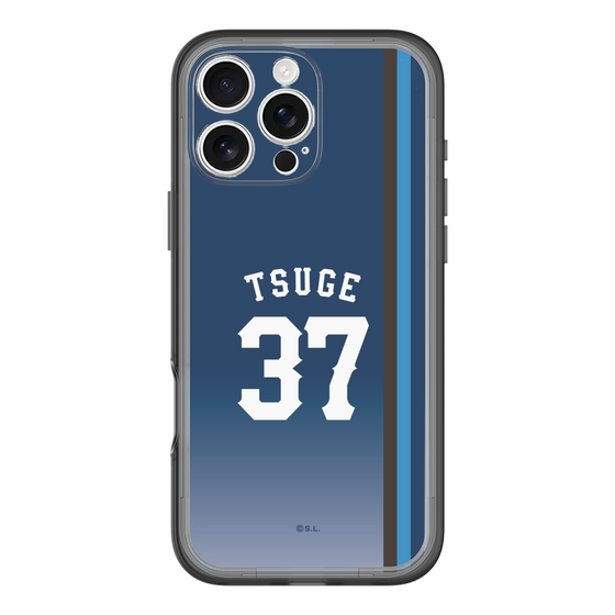 スリムプロテクションプレミアムケース［ 埼玉西武ライオンズ- #37 TSUGE - ビジター ］