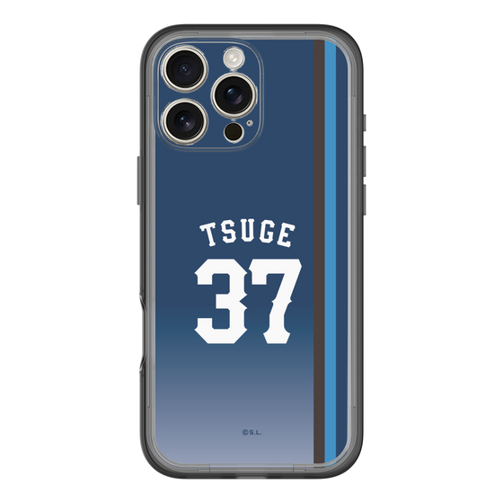 スリムプロテクションプレミアムケース［ 埼玉西武ライオンズ- #37 TSUGE - ビジター ］