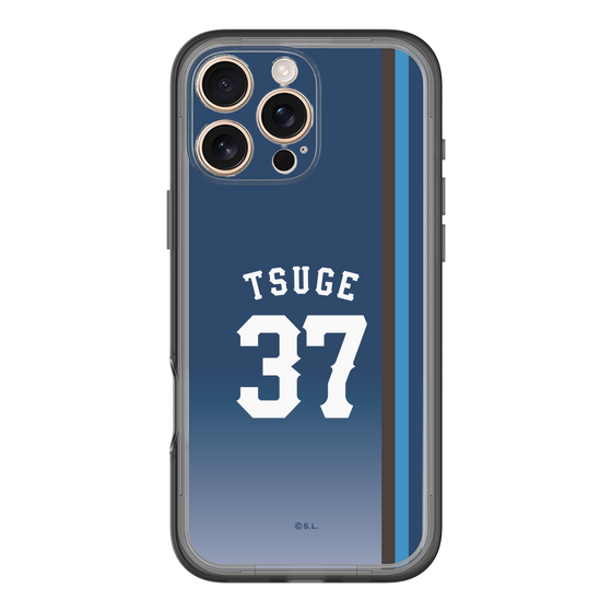 スリムプロテクションプレミアムケース［ 埼玉西武ライオンズ- #37 TSUGE - ビジター ］