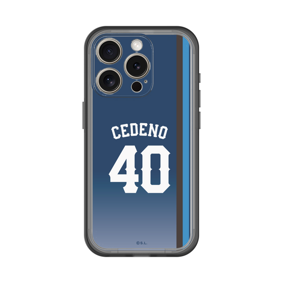 スリムプロテクションプレミアムケース［ 埼玉西武ライオンズ- #40 CEDENO - ビジター ］
