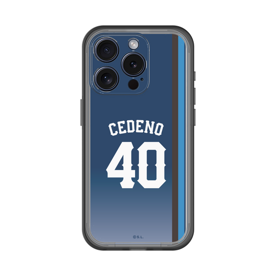スリムプロテクションプレミアムケース［ 埼玉西武ライオンズ- #40 CEDENO - ビジター ］