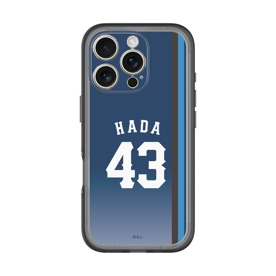 スリムプロテクションプレミアムケース［ 埼玉西武ライオンズ- #43 HADA - ビジター ］