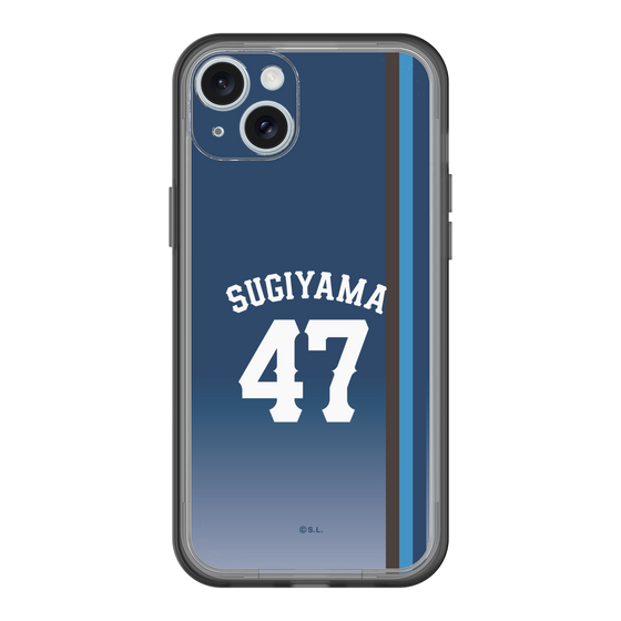 スリムプロテクションプレミアムケース［ 埼玉西武ライオンズ- #47 SUGIYAMA - ビジター ］