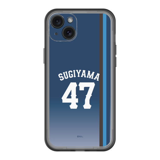 スリムプロテクションプレミアムケース［ 埼玉西武ライオンズ- #47 SUGIYAMA - ビジター ］