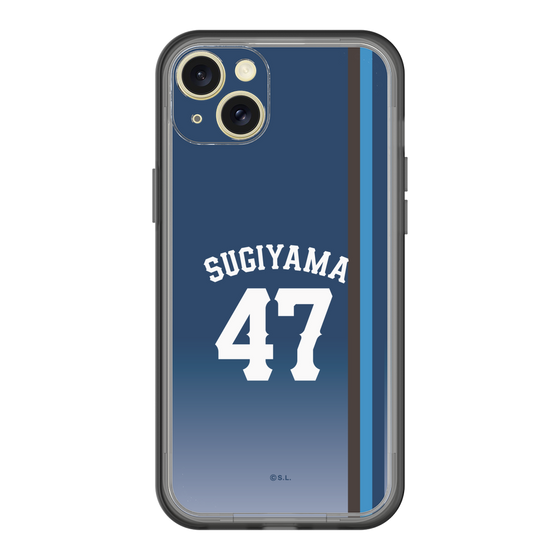 スリムプロテクションプレミアムケース［ 埼玉西武ライオンズ- #47 SUGIYAMA - ビジター ］