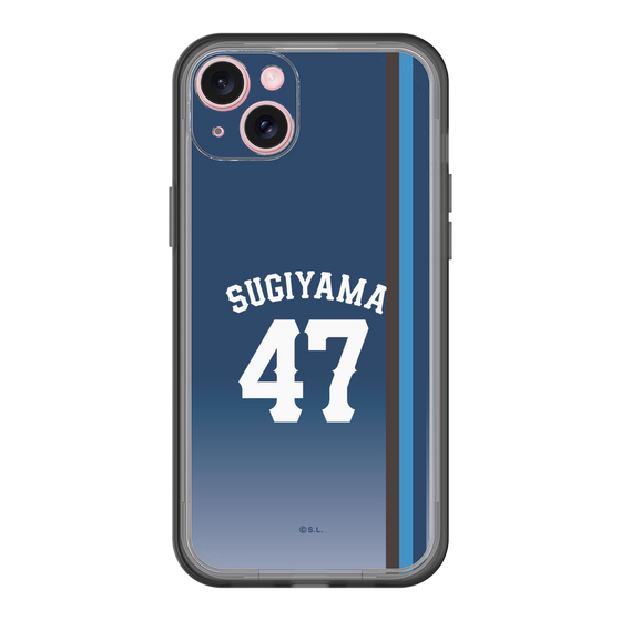スリムプロテクションプレミアムケース［ 埼玉西武ライオンズ- #47 SUGIYAMA - ビジター ］