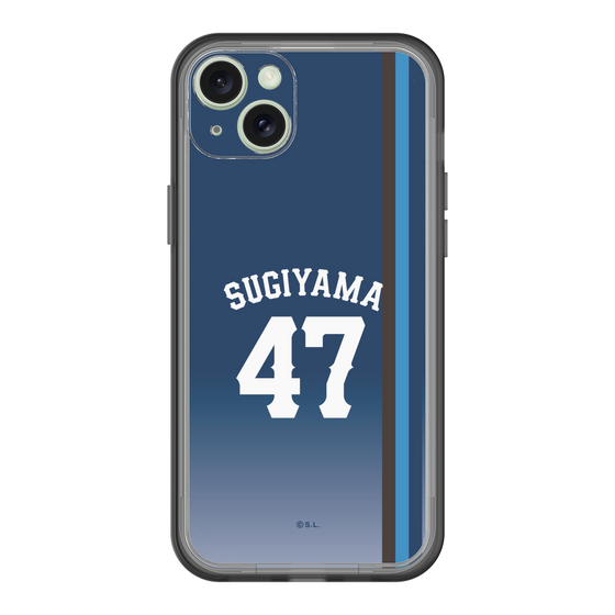 スリムプロテクションプレミアムケース［ 埼玉西武ライオンズ- #47 SUGIYAMA - ビジター ］