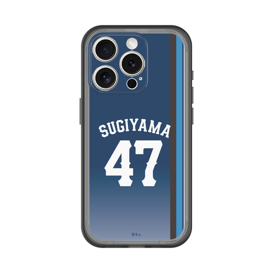 スリムプロテクションプレミアムケース［ 埼玉西武ライオンズ- #47 SUGIYAMA - ビジター ］