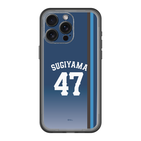 スリムプロテクションプレミアムケース［ 埼玉西武ライオンズ- #47 SUGIYAMA - ビジター ］
