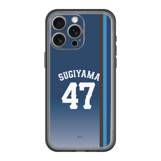 スリムプロテクションプレミアムケース［ 埼玉西武ライオンズ- #47 SUGIYAMA - ビジター ］