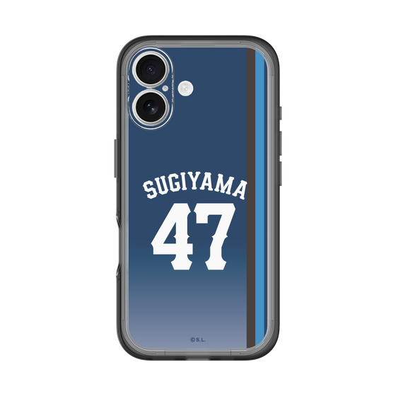 スリムプロテクションプレミアムケース［ 埼玉西武ライオンズ- #47 SUGIYAMA - ビジター ］