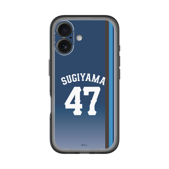 スリムプロテクションプレミアムケース［ 埼玉西武ライオンズ- #47 SUGIYAMA - ビジター ］