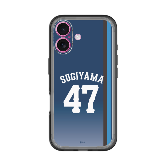 スリムプロテクションプレミアムケース［ 埼玉西武ライオンズ- #47 SUGIYAMA - ビジター ］