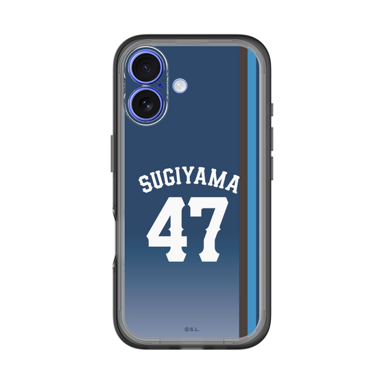 スリムプロテクションプレミアムケース［ 埼玉西武ライオンズ- #47 SUGIYAMA - ビジター ］