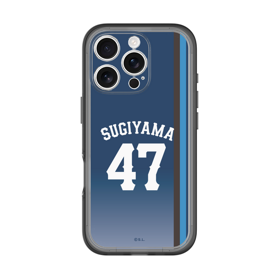 スリムプロテクションプレミアムケース［ 埼玉西武ライオンズ- #47 SUGIYAMA - ビジター ］