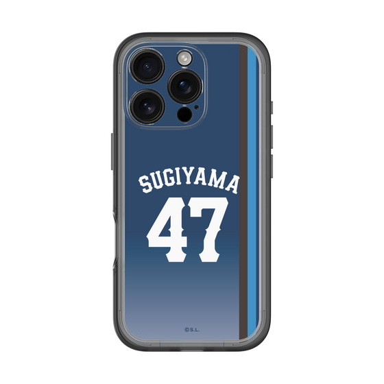 スリムプロテクションプレミアムケース［ 埼玉西武ライオンズ- #47 SUGIYAMA - ビジター ］