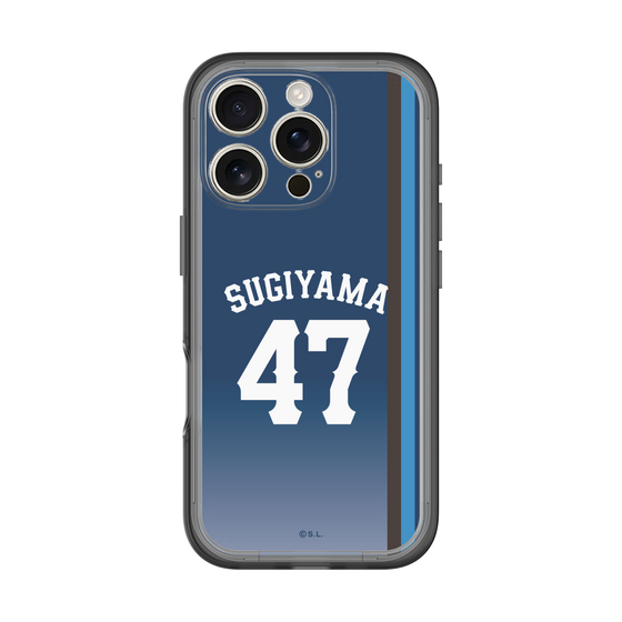 スリムプロテクションプレミアムケース［ 埼玉西武ライオンズ- #47 SUGIYAMA - ビジター ］
