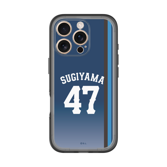 スリムプロテクションプレミアムケース［ 埼玉西武ライオンズ- #47 SUGIYAMA - ビジター ］