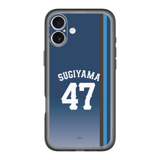 スリムプロテクションプレミアムケース［ 埼玉西武ライオンズ- #47 SUGIYAMA - ビジター ］