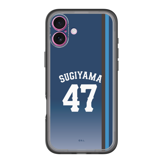 スリムプロテクションプレミアムケース［ 埼玉西武ライオンズ- #47 SUGIYAMA - ビジター ］
