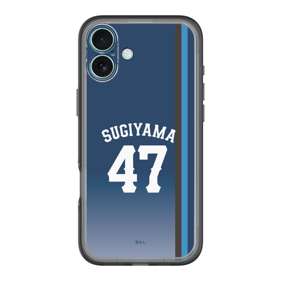 スリムプロテクションプレミアムケース［ 埼玉西武ライオンズ- #47 SUGIYAMA - ビジター ］
