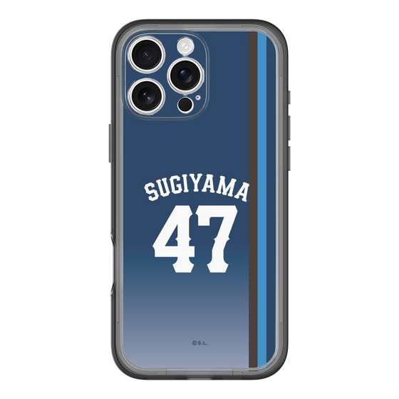 スリムプロテクションプレミアムケース［ 埼玉西武ライオンズ- #47 SUGIYAMA - ビジター ］