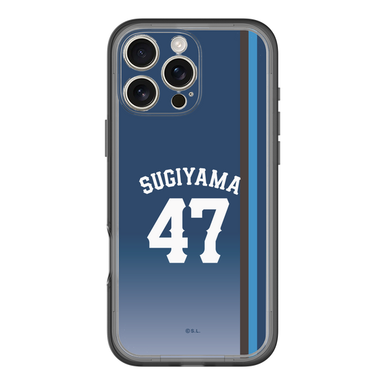 スリムプロテクションプレミアムケース［ 埼玉西武ライオンズ- #47 SUGIYAMA - ビジター ］