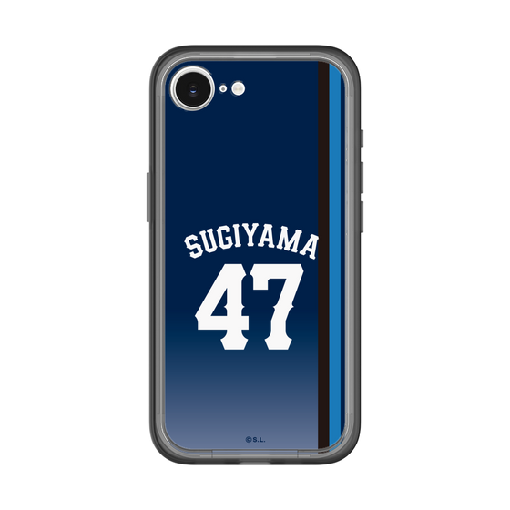 スリムプロテクションプレミアムケース［ 埼玉西武ライオンズ- #47 SUGIYAMA - ビジター ］