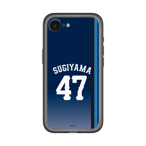 スリムプロテクションプレミアムケース［ 埼玉西武ライオンズ- #47 SUGIYAMA - ビジター ］
