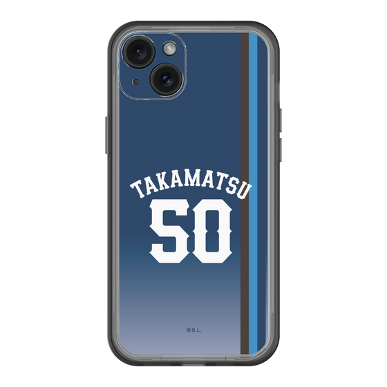 スリムプロテクションプレミアムケース［ 埼玉西武ライオンズ- #50 TAKAMATSU - ビジター ］