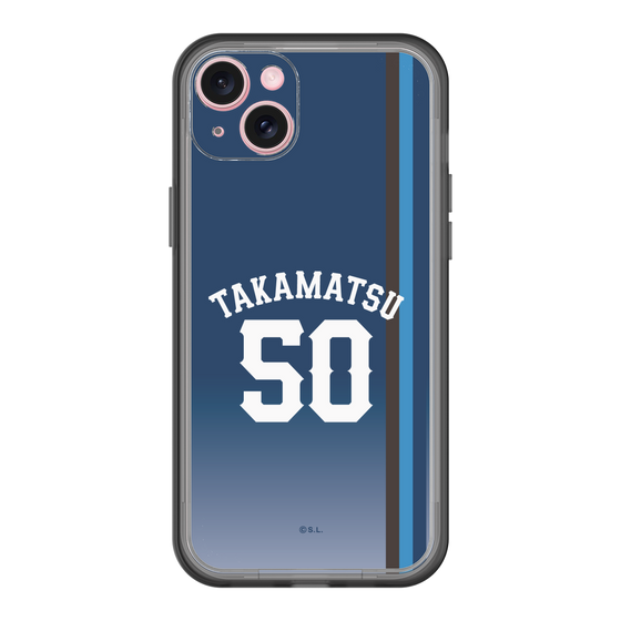 スリムプロテクションプレミアムケース［ 埼玉西武ライオンズ- #50 TAKAMATSU - ビジター ］