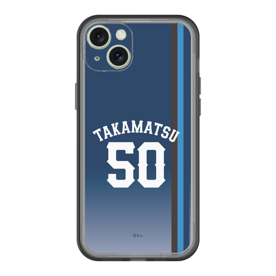 スリムプロテクションプレミアムケース［ 埼玉西武ライオンズ- #50 TAKAMATSU - ビジター ］