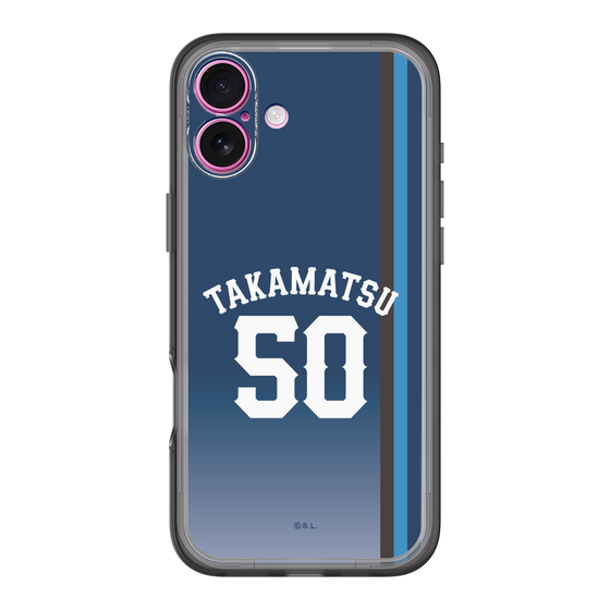 スリムプロテクションプレミアムケース［ 埼玉西武ライオンズ- #50 TAKAMATSU - ビジター ］