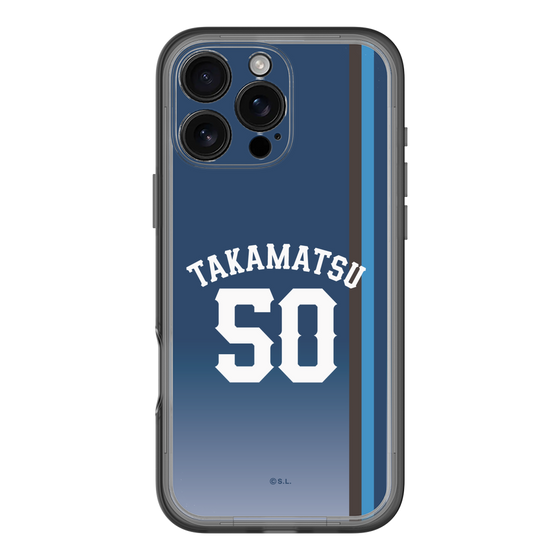 スリムプロテクションプレミアムケース［ 埼玉西武ライオンズ- #50 TAKAMATSU - ビジター ］
