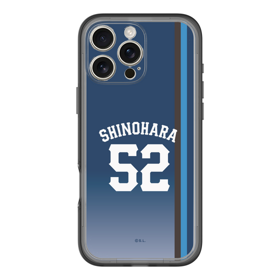 スリムプロテクションプレミアムケース［ 埼玉西武ライオンズ- #52 SHINOHARA - ビジター ］