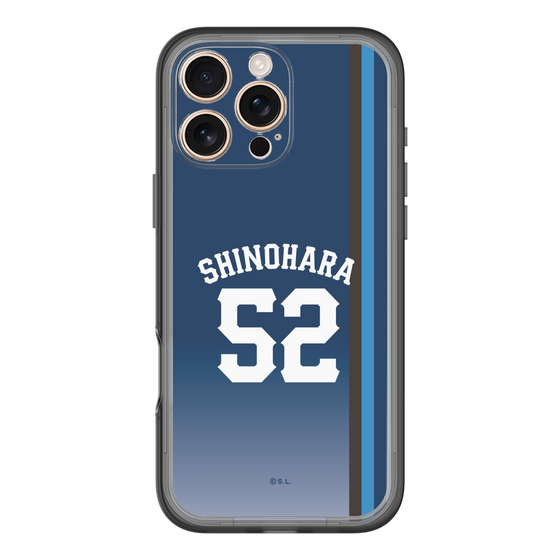 スリムプロテクションプレミアムケース［ 埼玉西武ライオンズ- #52 SHINOHARA - ビジター ］