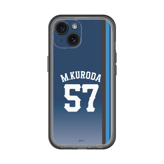 スリムプロテクションプレミアムケース［ 埼玉西武ライオンズ- #57 KURODA - ビジター ］