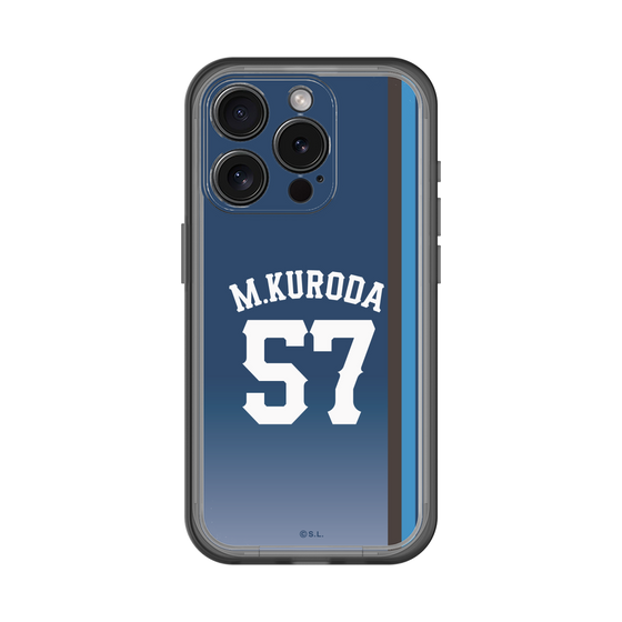 スリムプロテクションプレミアムケース［ 埼玉西武ライオンズ- #57 KURODA - ビジター ］