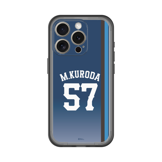 スリムプロテクションプレミアムケース［ 埼玉西武ライオンズ- #57 KURODA - ビジター ］