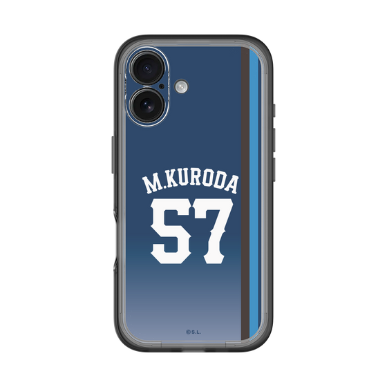 スリムプロテクションプレミアムケース［ 埼玉西武ライオンズ- #57 KURODA - ビジター ］