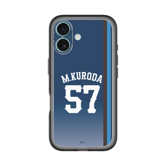 スリムプロテクションプレミアムケース［ 埼玉西武ライオンズ- #57 KURODA - ビジター ］