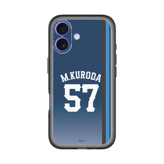 スリムプロテクションプレミアムケース［ 埼玉西武ライオンズ- #57 KURODA - ビジター ］