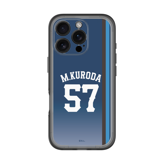 スリムプロテクションプレミアムケース［ 埼玉西武ライオンズ- #57 KURODA - ビジター ］