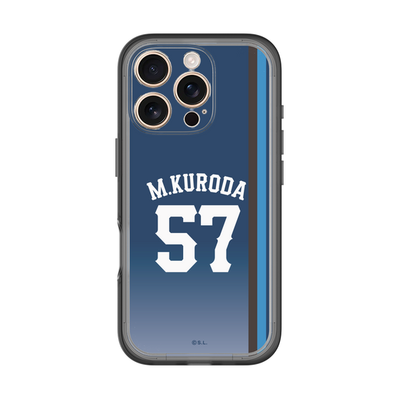 スリムプロテクションプレミアムケース［ 埼玉西武ライオンズ- #57 KURODA - ビジター ］