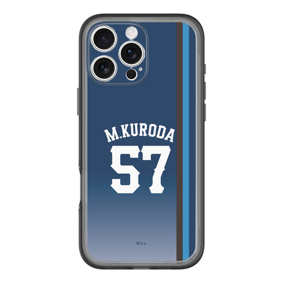 スリムプロテクションプレミアムケース［ 埼玉西武ライオンズ- #57 KURODA - ビジター ］