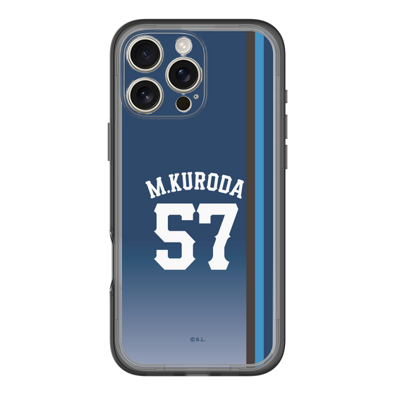 スリムプロテクションプレミアムケース［ 埼玉西武ライオンズ- #57 KURODA - ビジター ］
